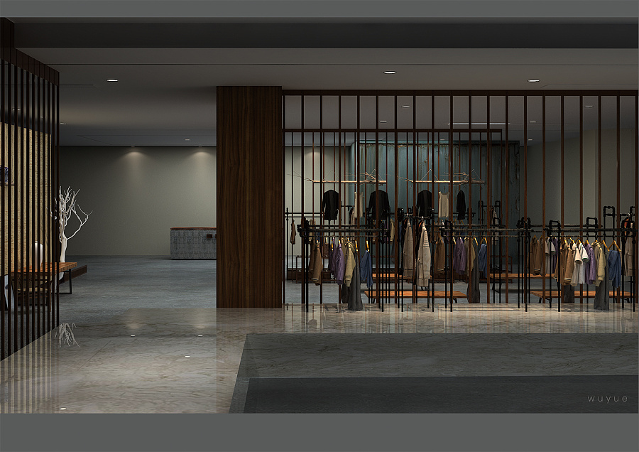 服裝展示空間 設計文本|展示/櫥窗/店面設計|空間/建筑|五月吳越 - 原創設計作品 